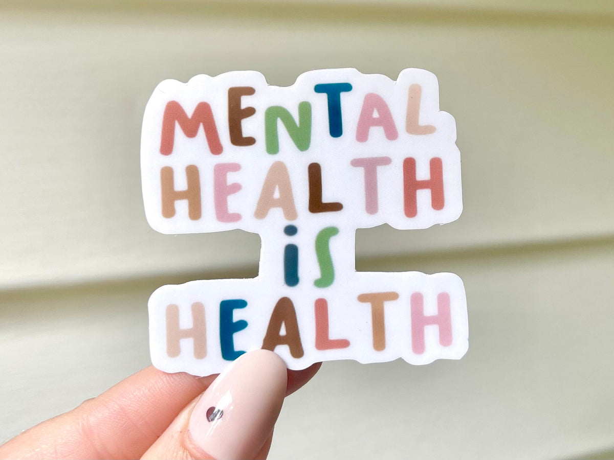 Mental Health Is Health sticker – view 4