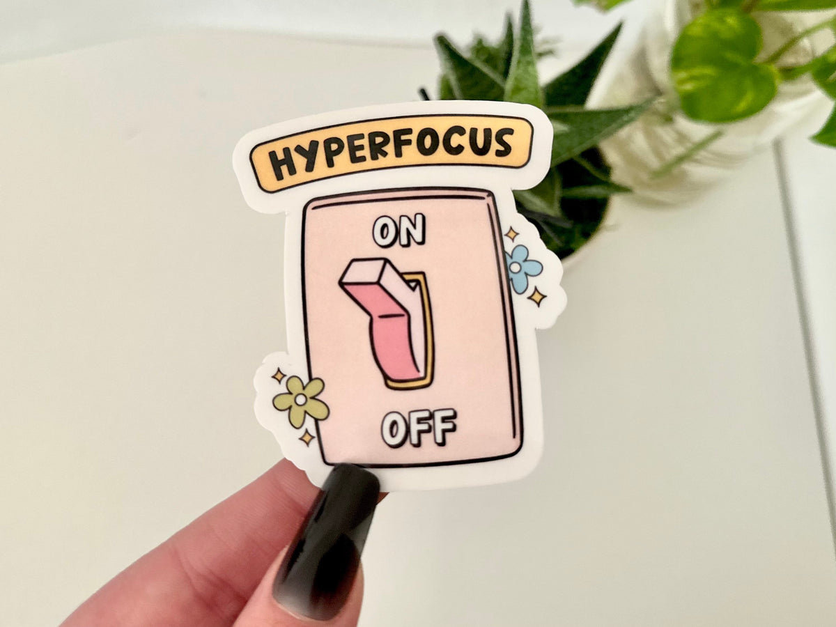 Hyper Focus on Switch sticker