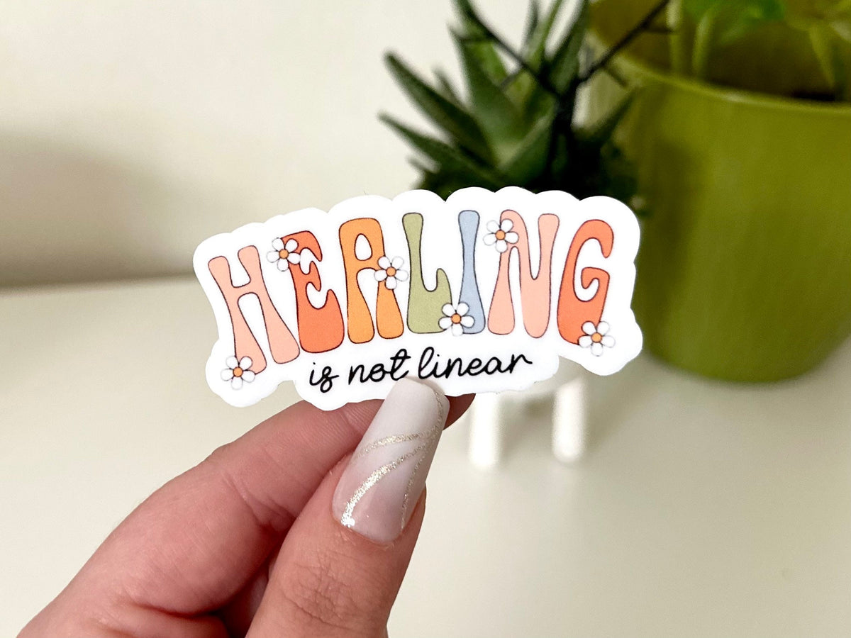 Healing Is Not Linear sticker