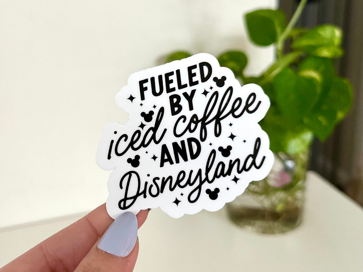 Fueled by Iced Coffee & DL sticker