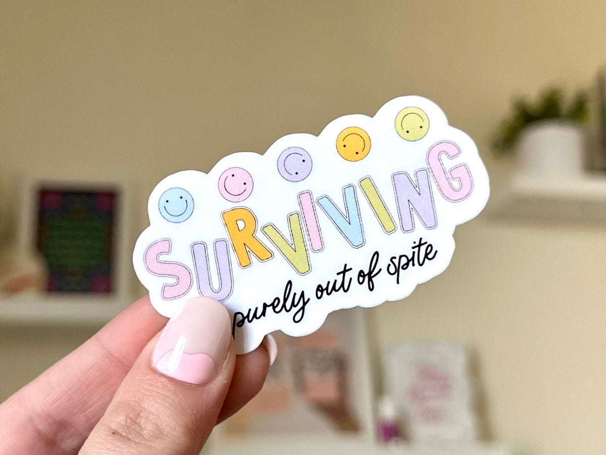 Surviving Simply Out of Spite sticker