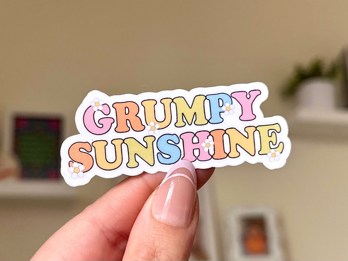 Grumpy Sunshine sticker