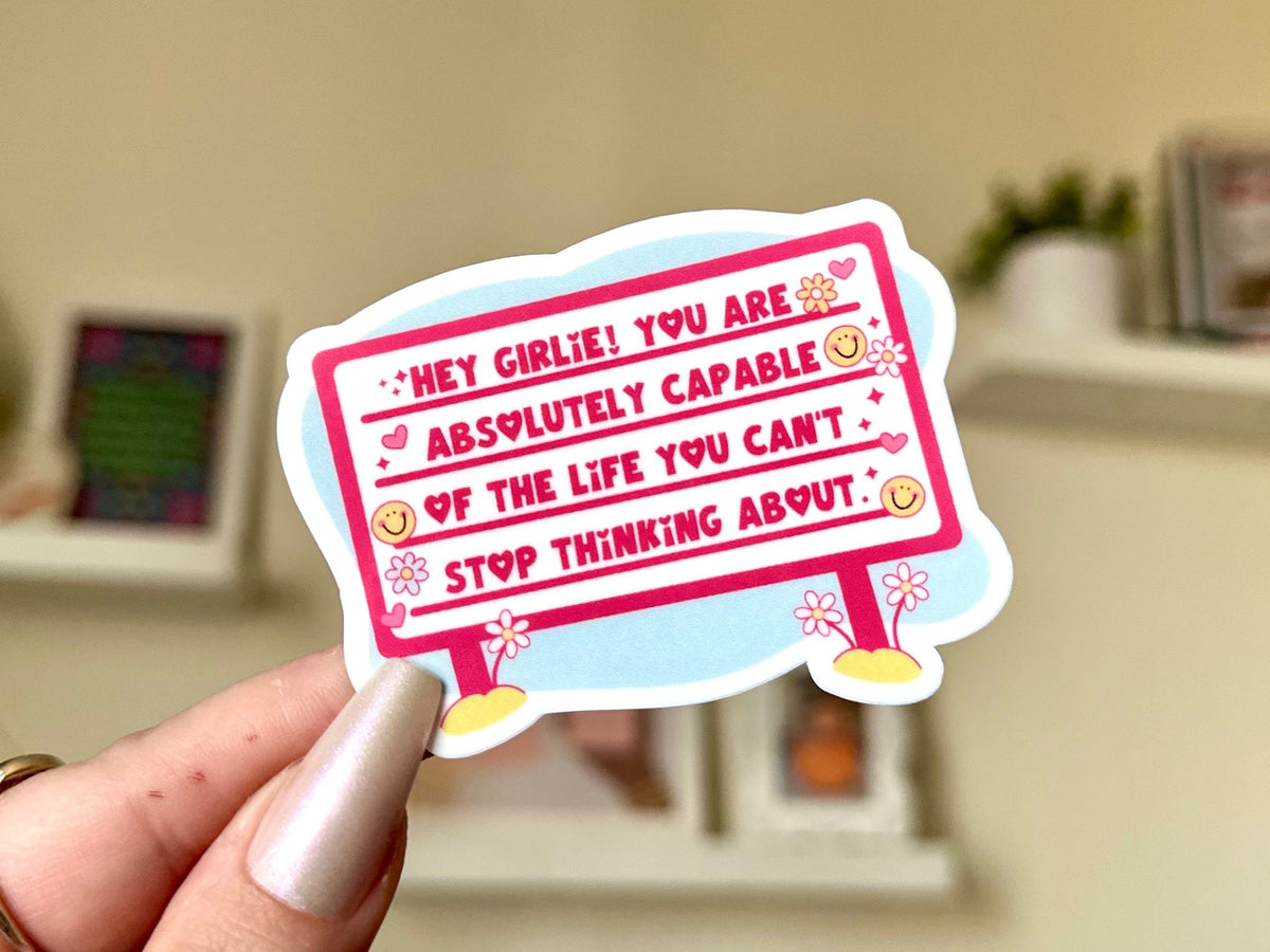 Hey Girlie sticker