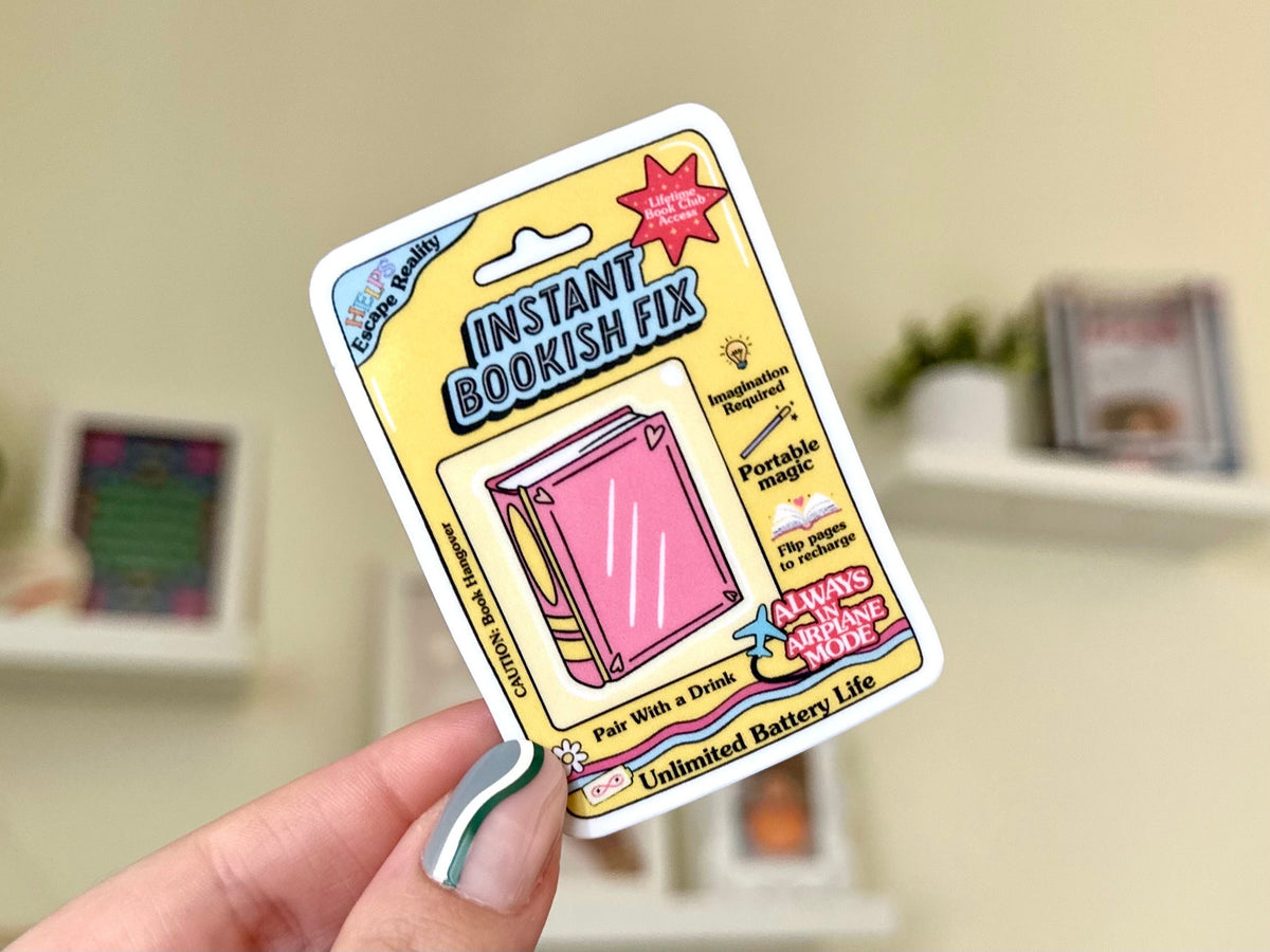 Instant Bookish Fix sticker