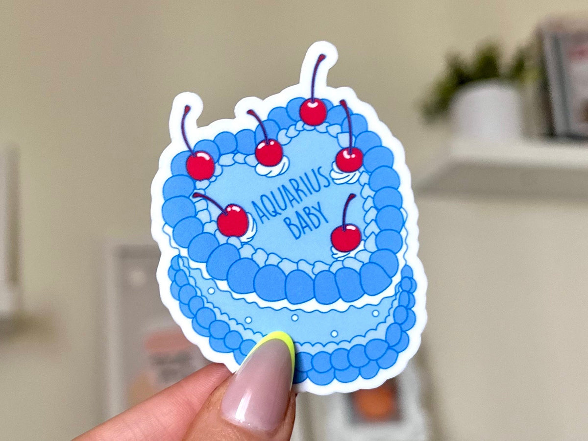 Aquarius Baby sticker, zodiac signs