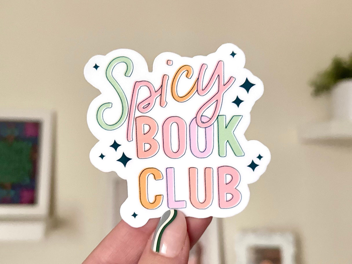Spicy Book Club sticker