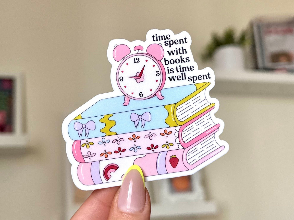Time Spent with Books sticker