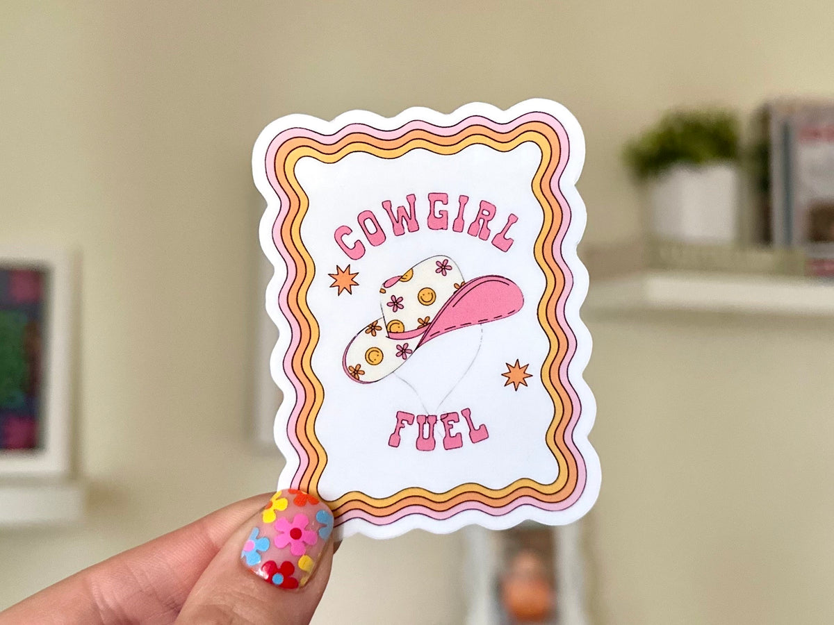 Cowgirl Fuel sticker