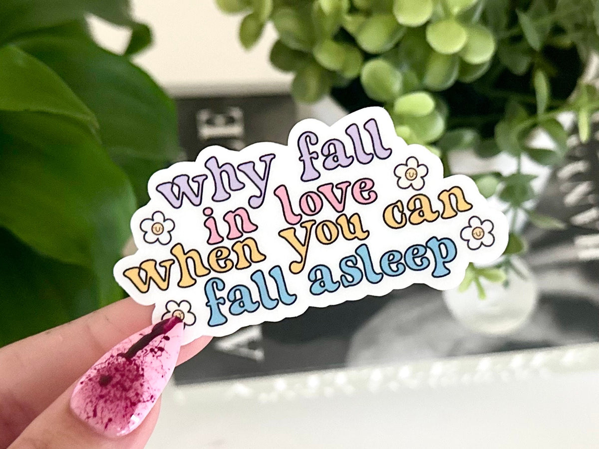 Fall Asleep sticker