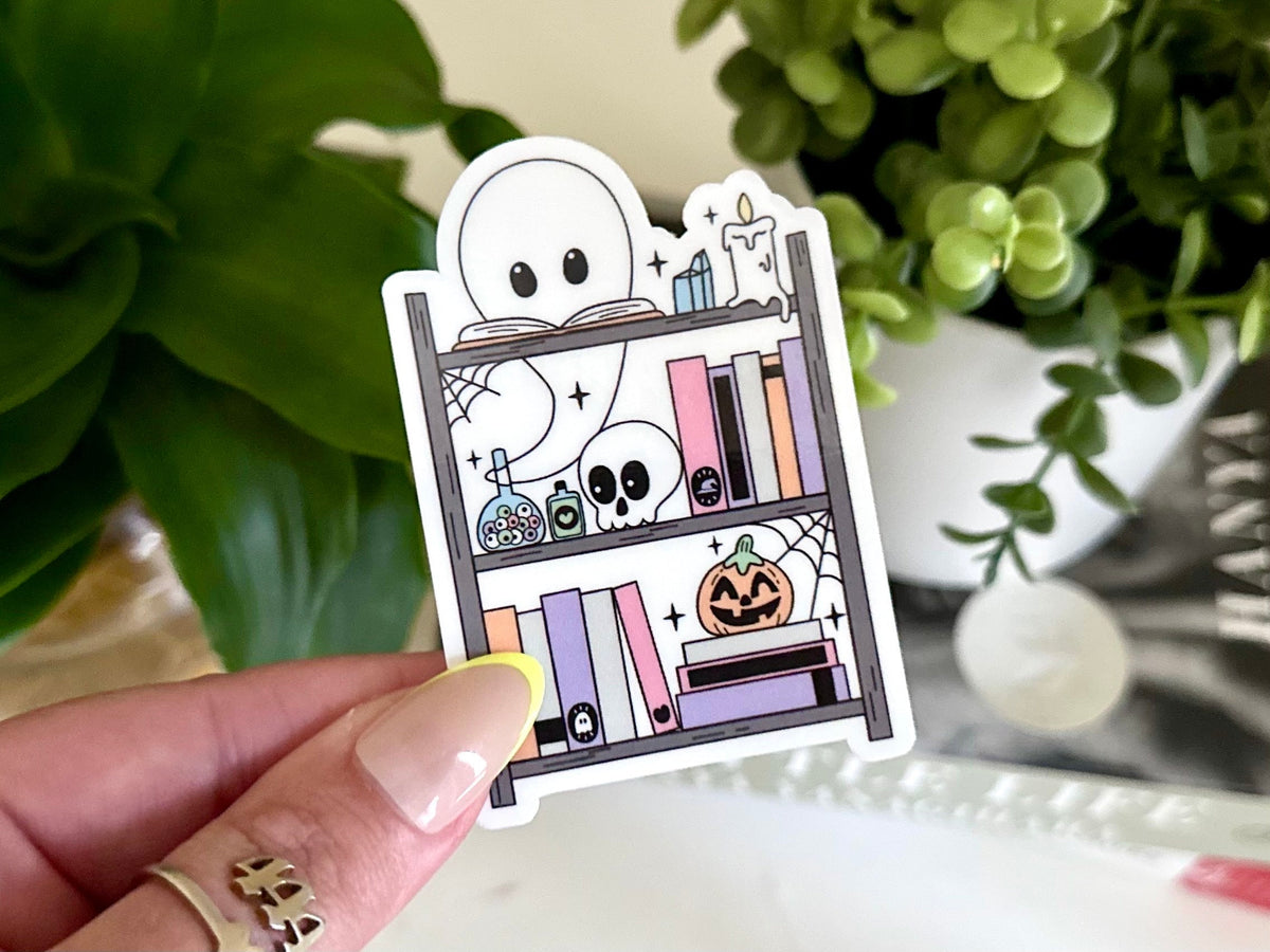 Spooky Ghost Shelf sticker