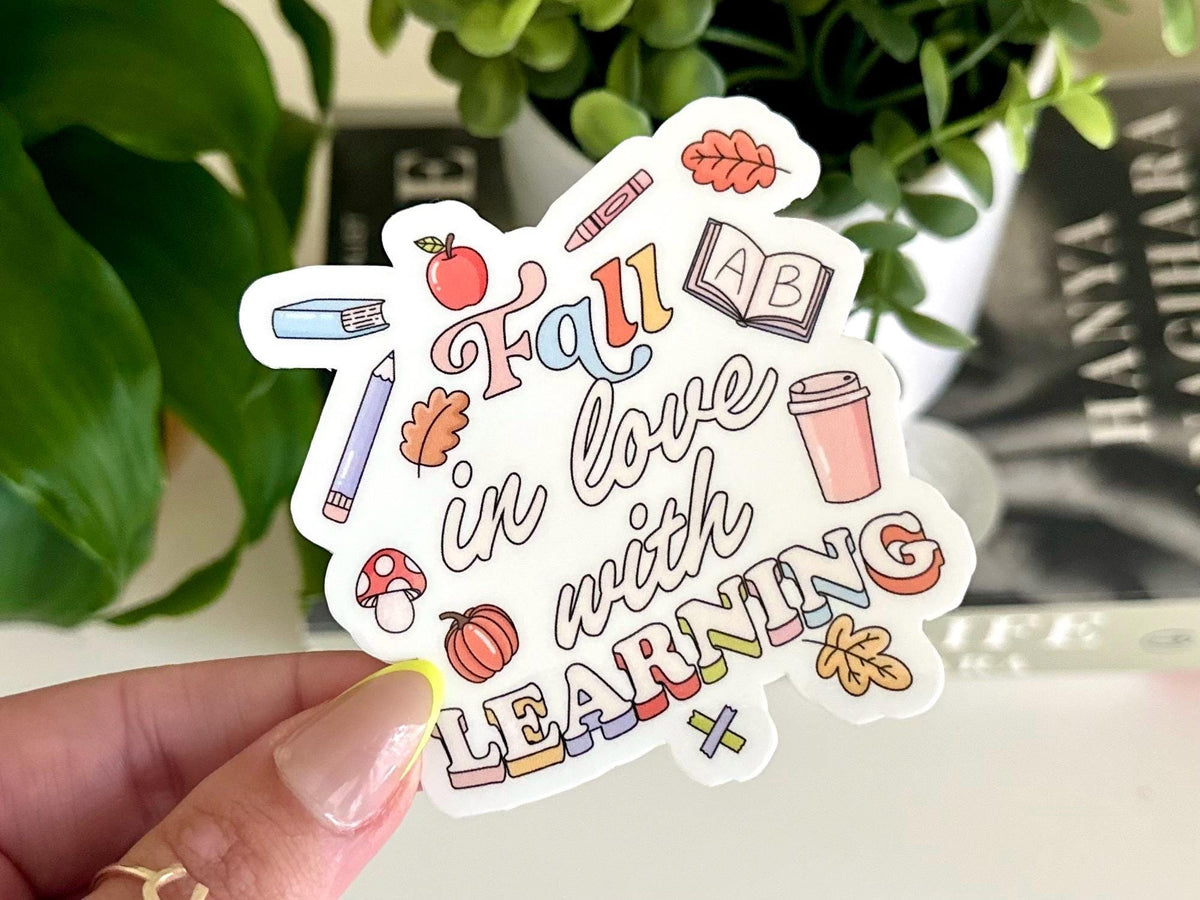 Fall in Love with Learning sticker