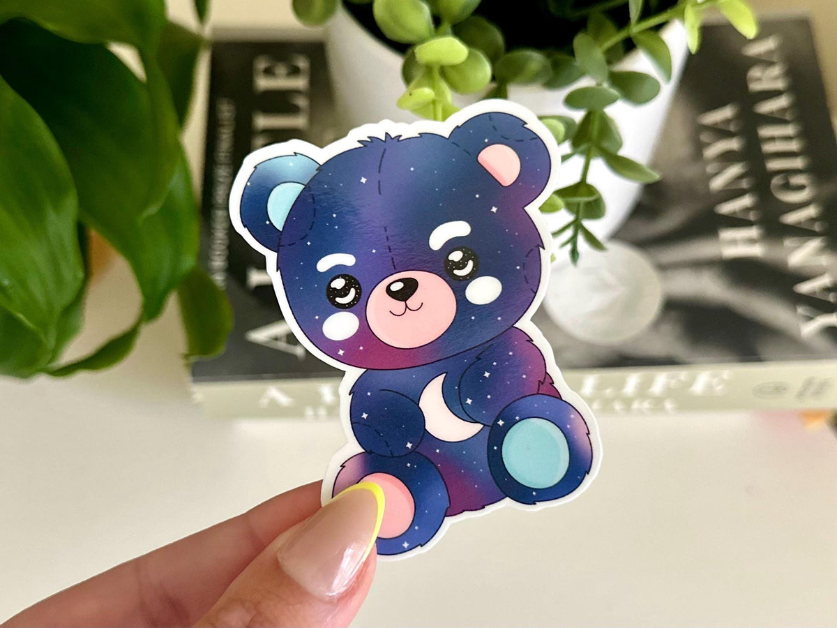 Night Teddy sticker
