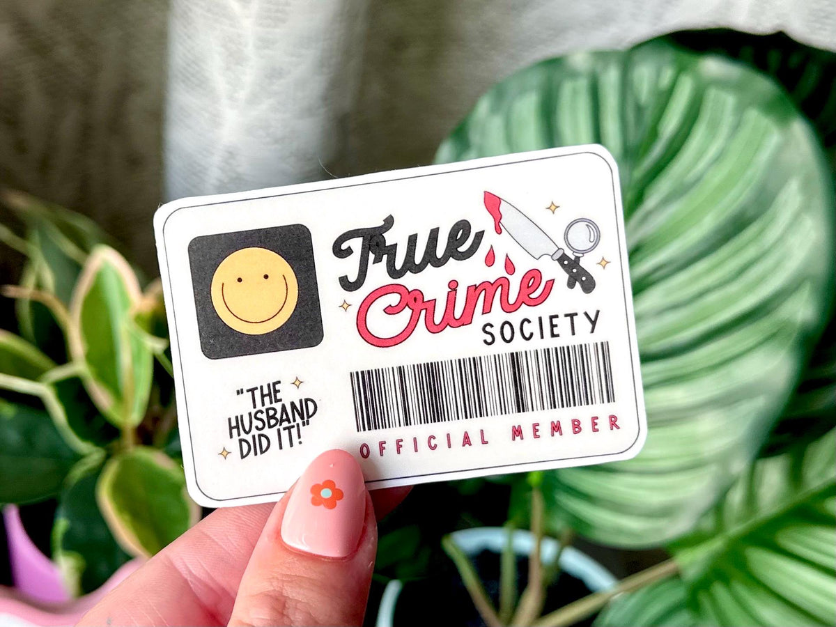 True Crime Society sticker