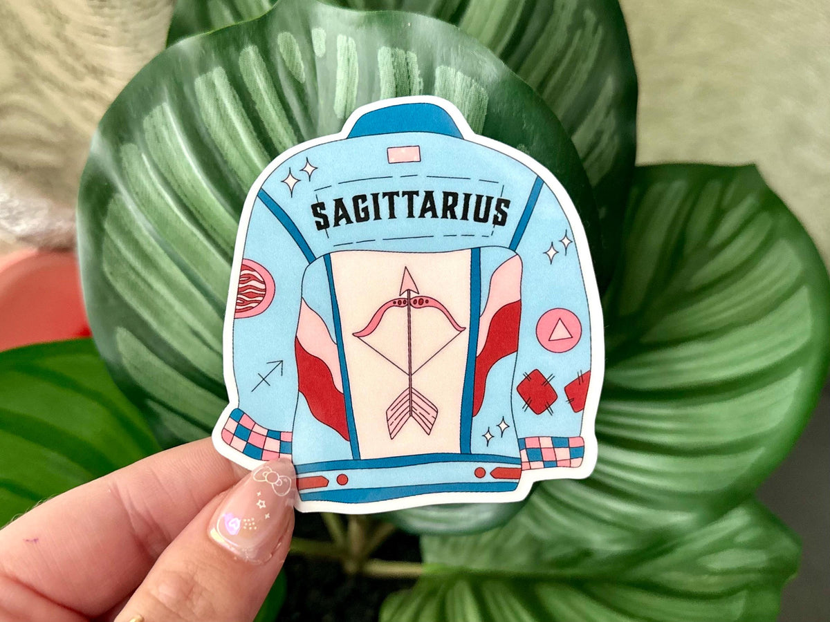 Sagittarius Jacket sticker