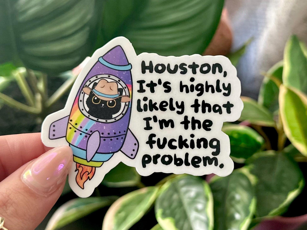 Houston I'm the Problem sticker
