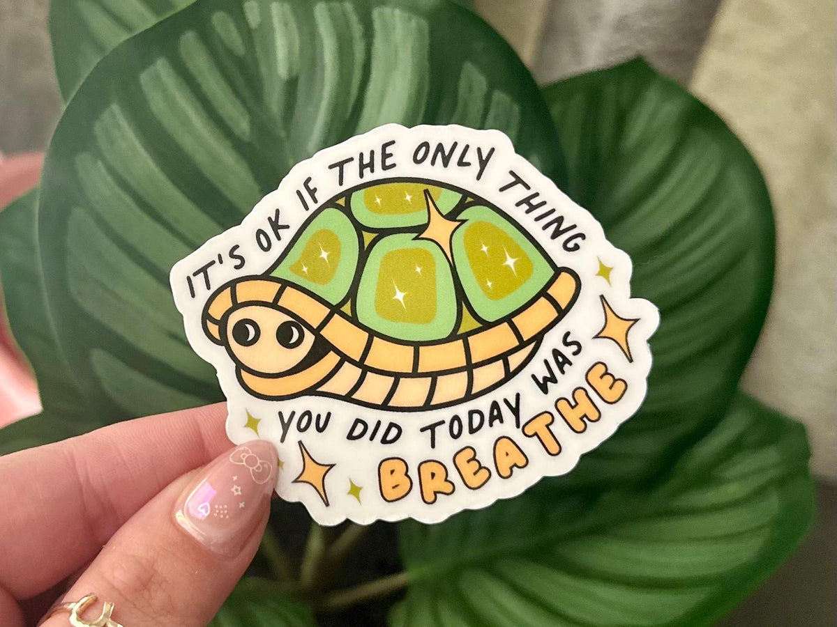 Turtle Positivity sticker