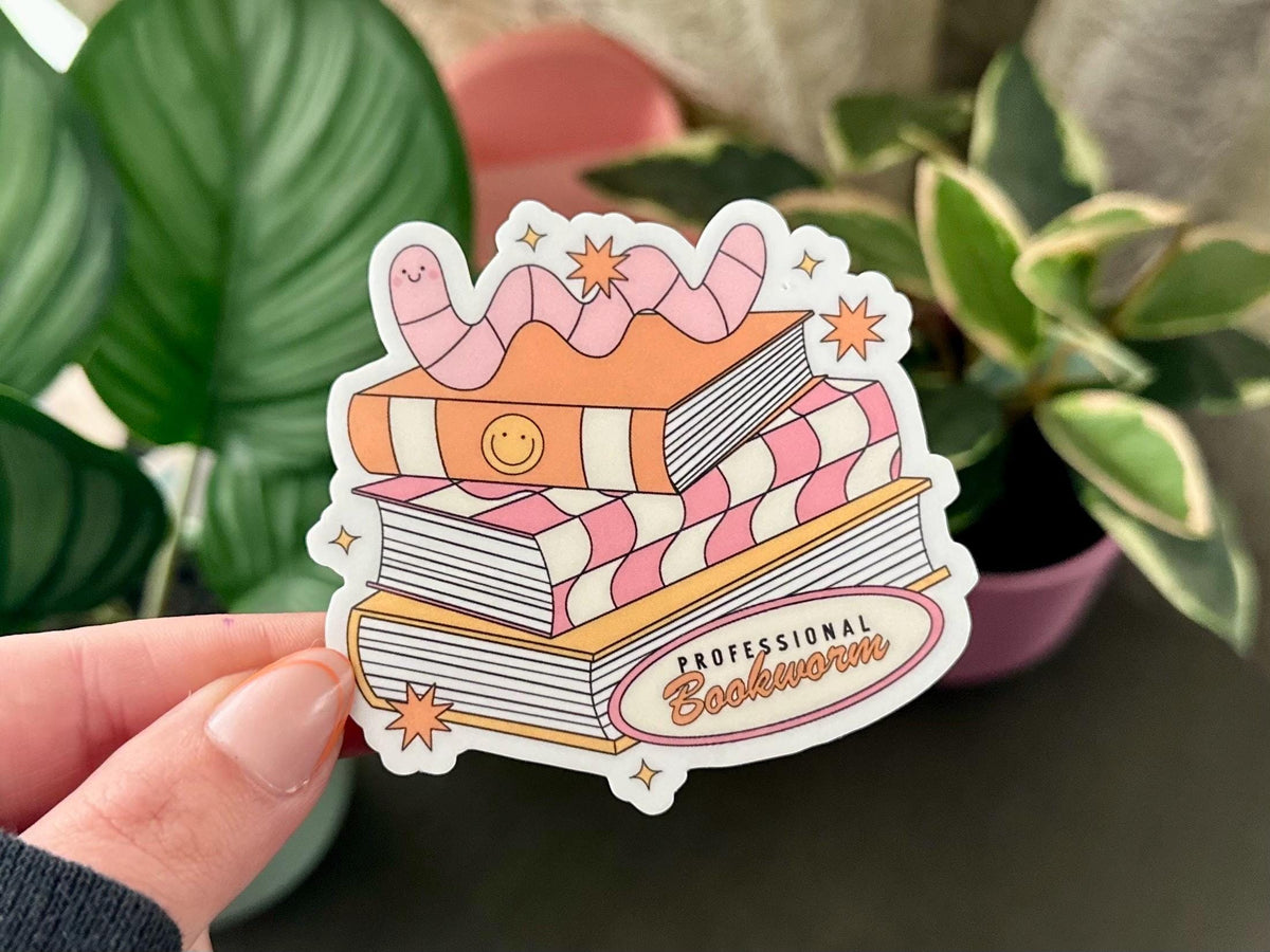 Professional Bookworm sticker