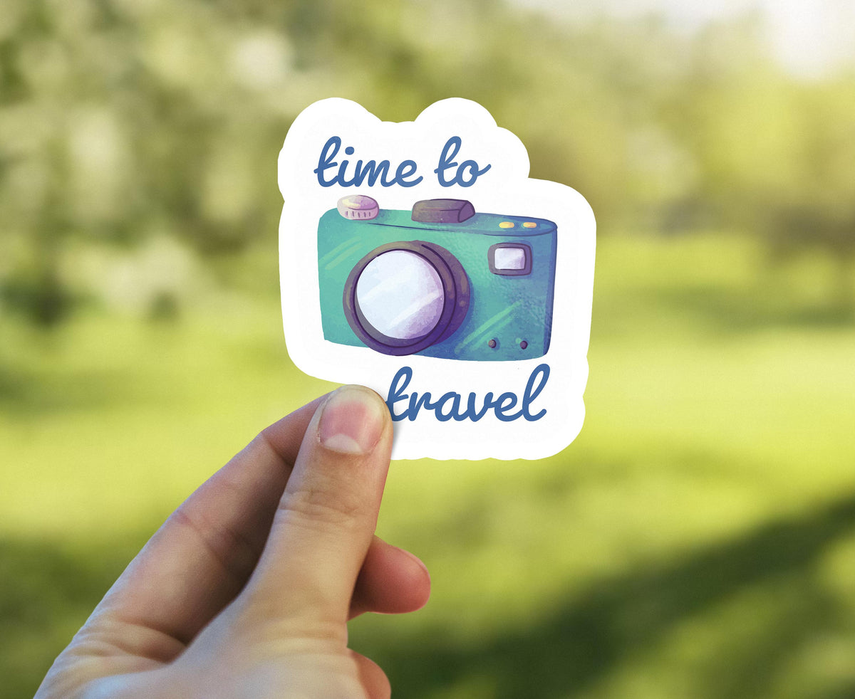 Time to Travel sticker, adventure awaits – view 4