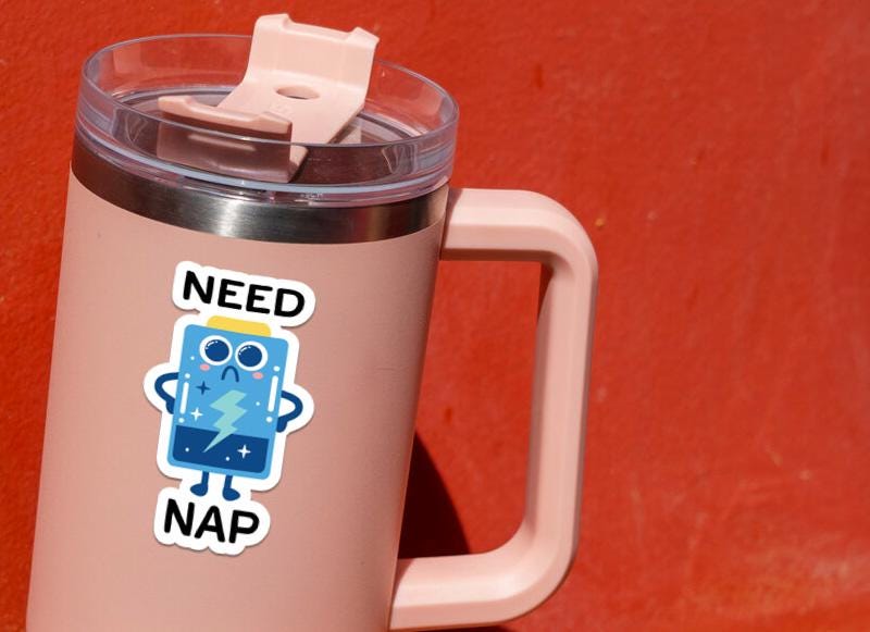 Need Nap sticker – view 4