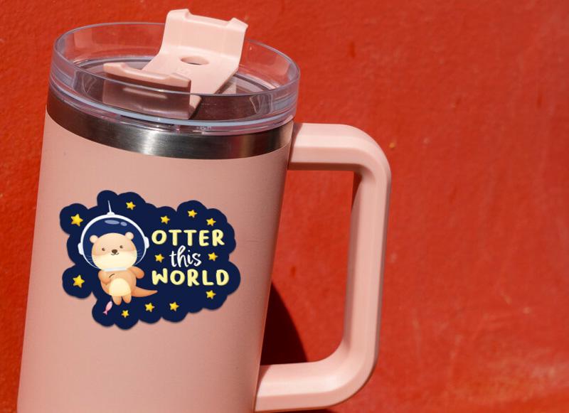 Otter This World sticker – view 4