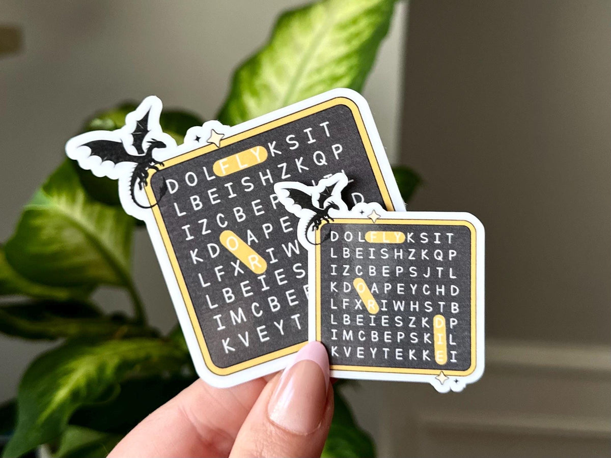 Fly or Die sticker – view 2