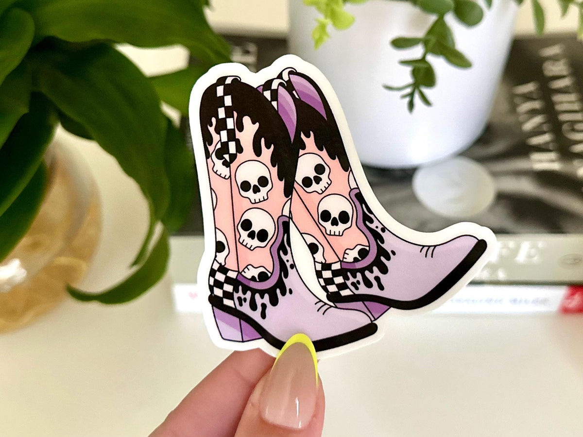 Emo Cowgirl Boots sticker
