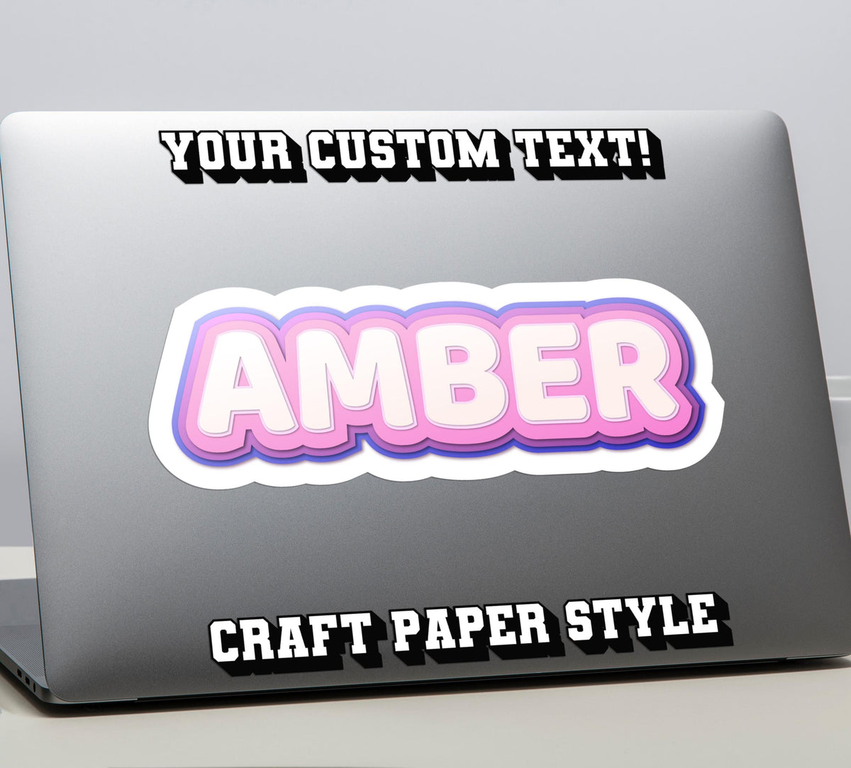 Personalized Name sticker – view 3