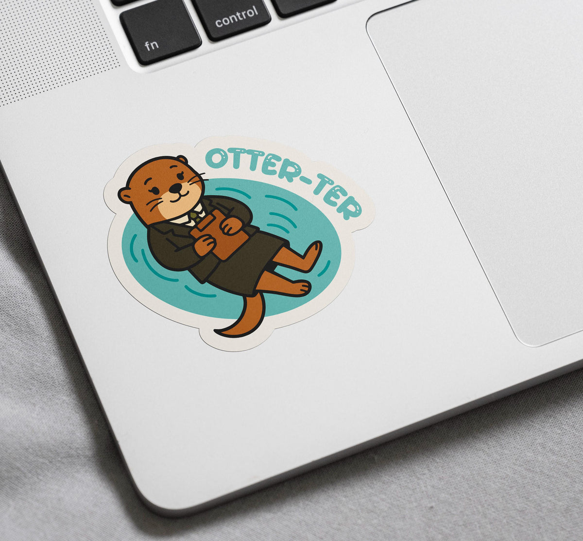 Otter-Ter Auditor Otter for Accountants sticker, finance students – view 4