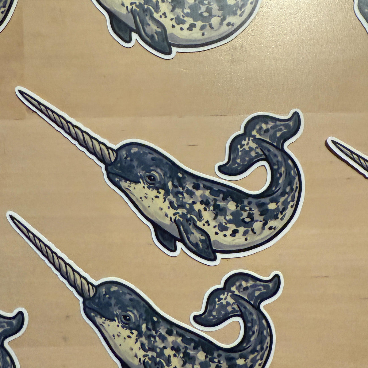 Narwhal sticker, sea unicorn – view 2