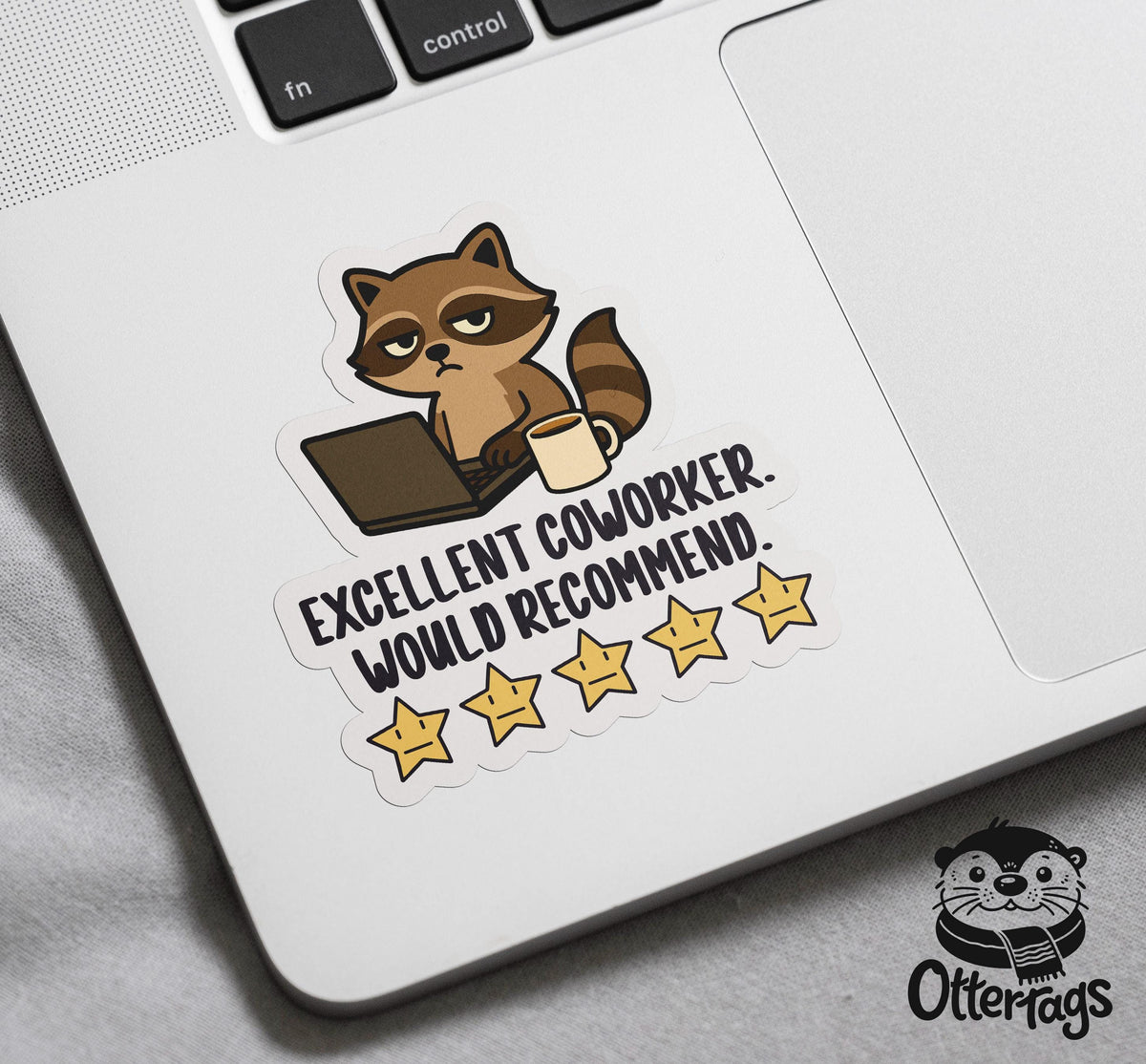 Excellent Coworker Would Recommend sticker, office humor – view 4