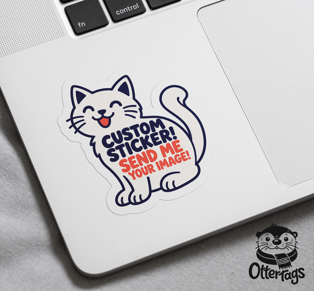 Custom Cat from Photo sticker – view 4