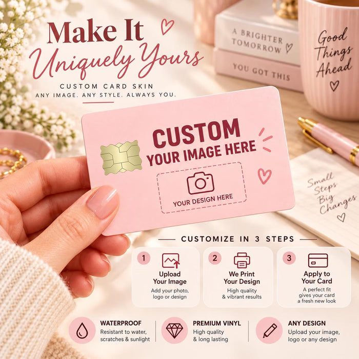 Custom Photo Card Skin – Your Design