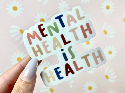 Mental Health Is Health sticker – view 3
