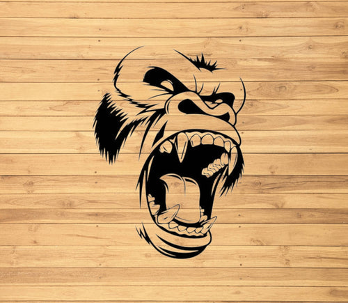 Gorilla Car Decal vinyl decal