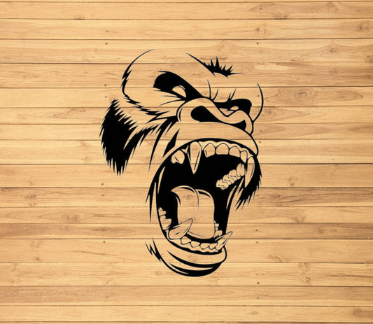Gorilla Car Decal vinyl decal