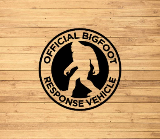Official Bigfoot Response Vehicle Car Decal vinyl decal