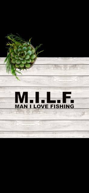 Man I Love Fishing Car Decal vinyl decal