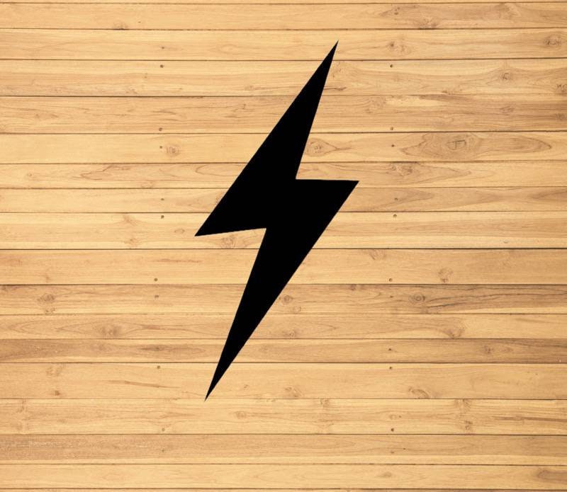 Lightning Bolt Car Decal vinyl decal