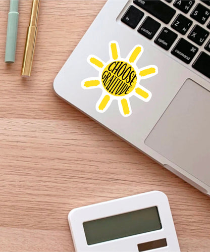 Choose Gratitude sticker, spread joy – view 3