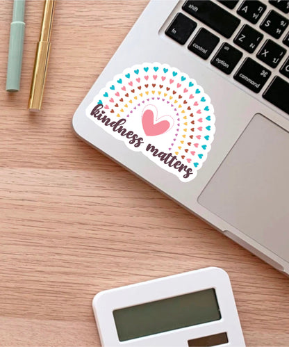 Kindness Matters sticker, spread joy – view 3
