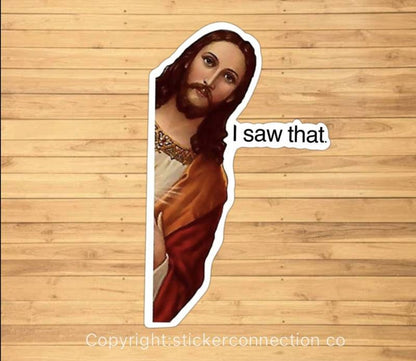 Jesus I Saw That Sticker 5-Pack sticker pack – view 3
