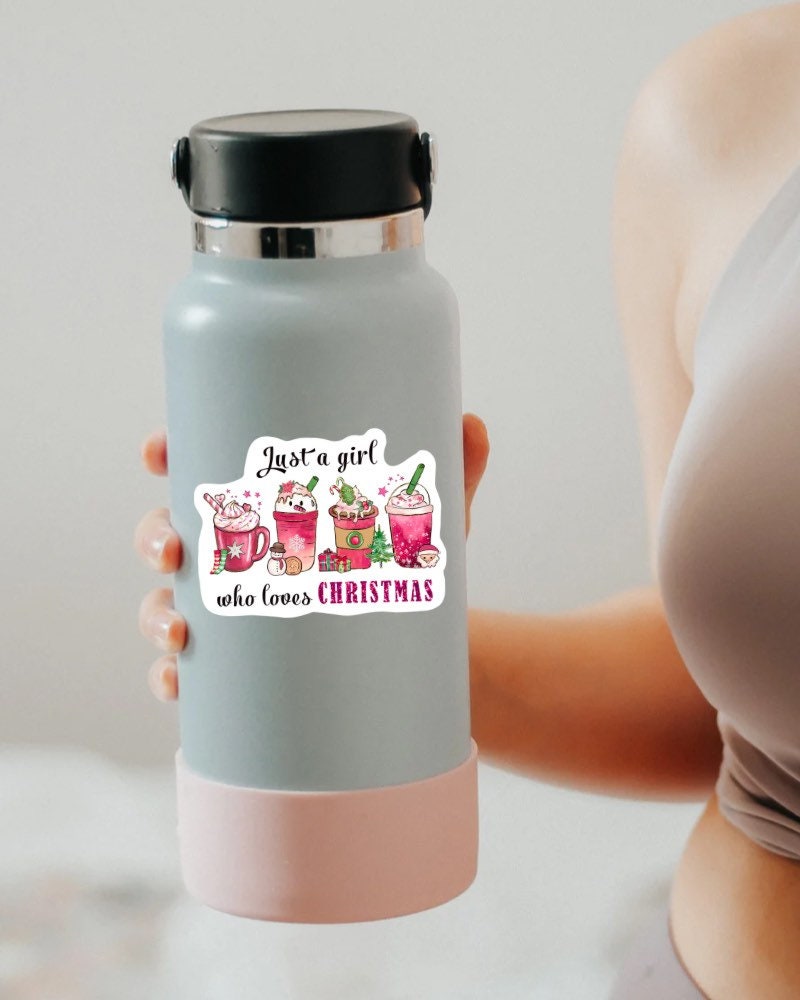 Just a Girl Who Loves Christmas sticker – view 2
