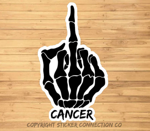 F*ck Cancer Sticker die-cut vinyl sticker