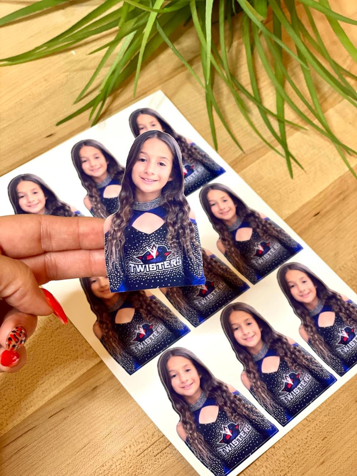 Custom Face sticker sheet, bachelorette sheet – view 2