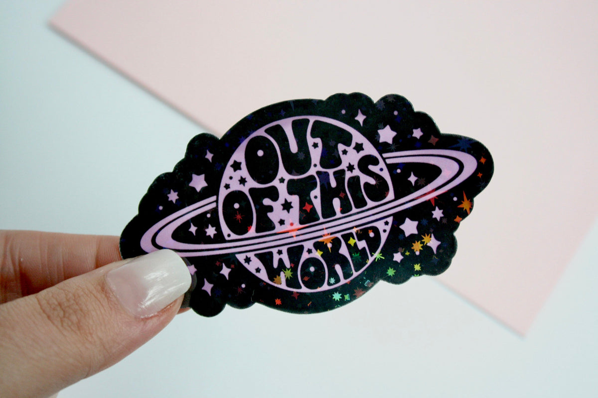 Out of This World sticker – view 2