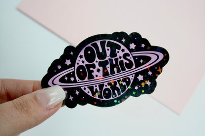 Out of This World sticker – view 2
