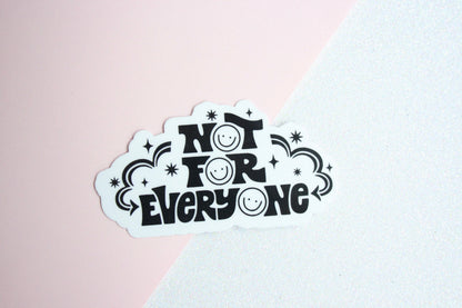 Not for Everyone sticker, be different – view 3