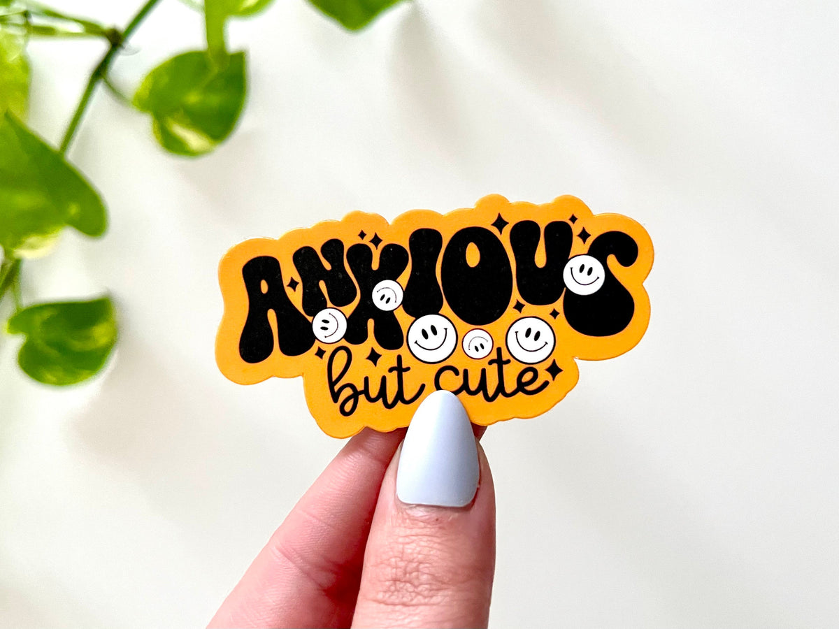 Anxious But Cute sticker