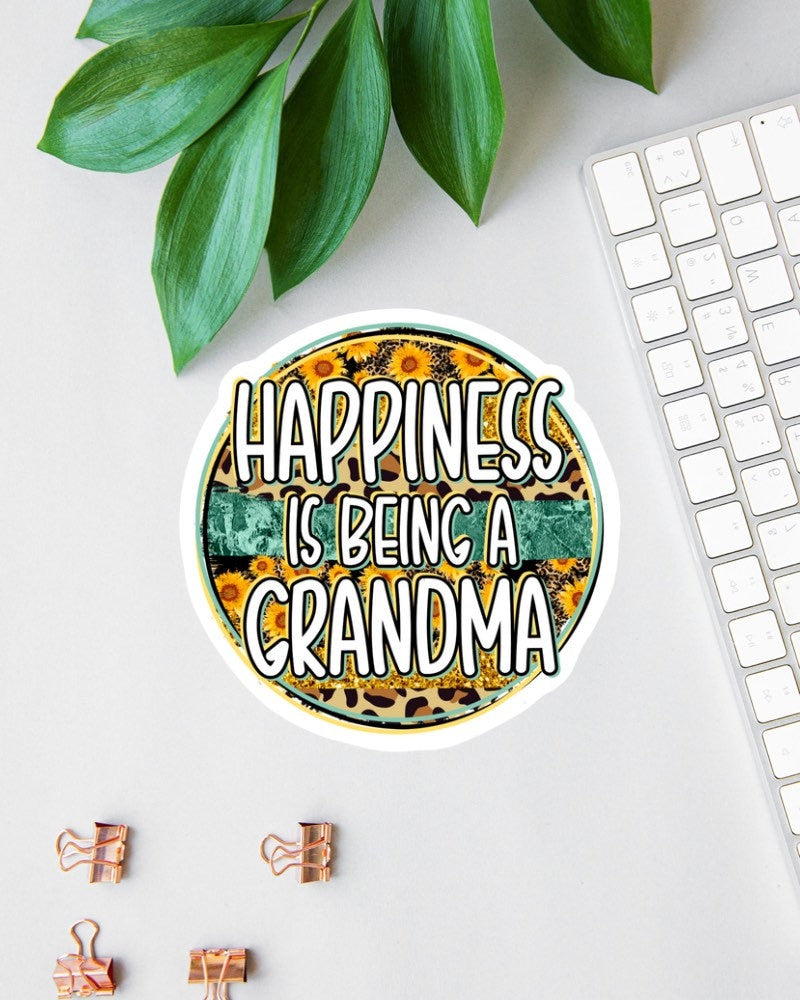 Happiness Is Being a Grandma sticker