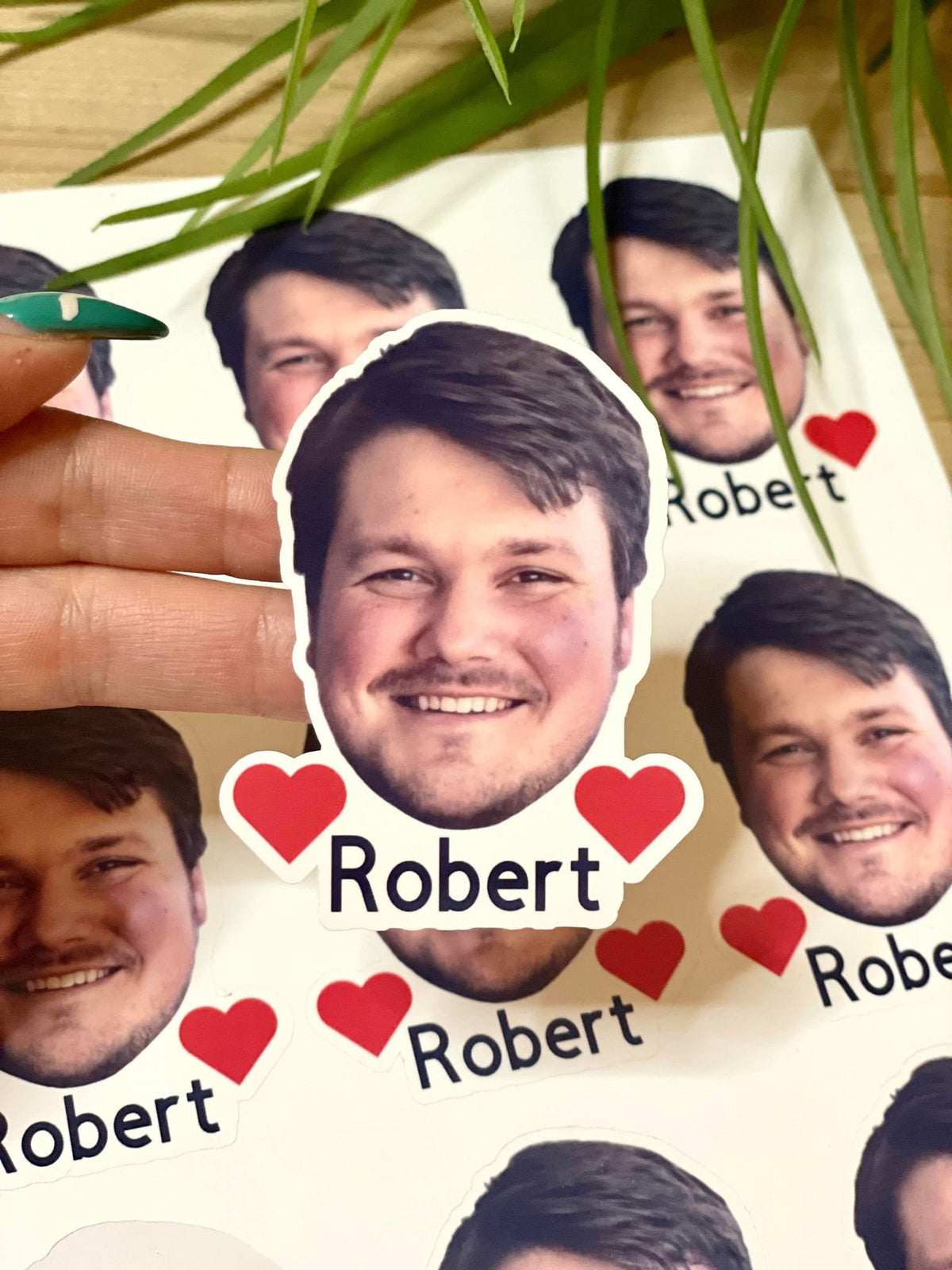 Custom Face sticker sheet, bachelorette sheet